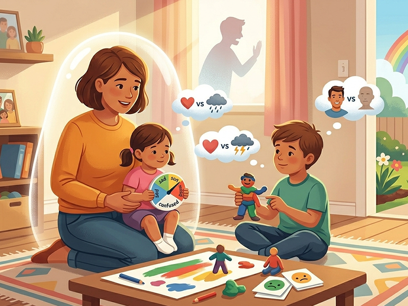 How to Help a Child Cope with Conflicting Feelings About Both Parents (Co-Parenting Guide)